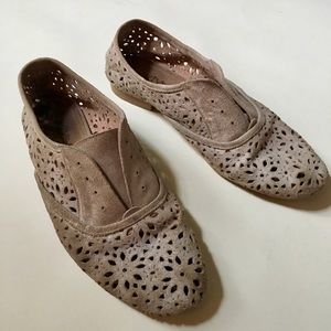 Anthropologie Sixtyseven Lacy Suede Oxfords
